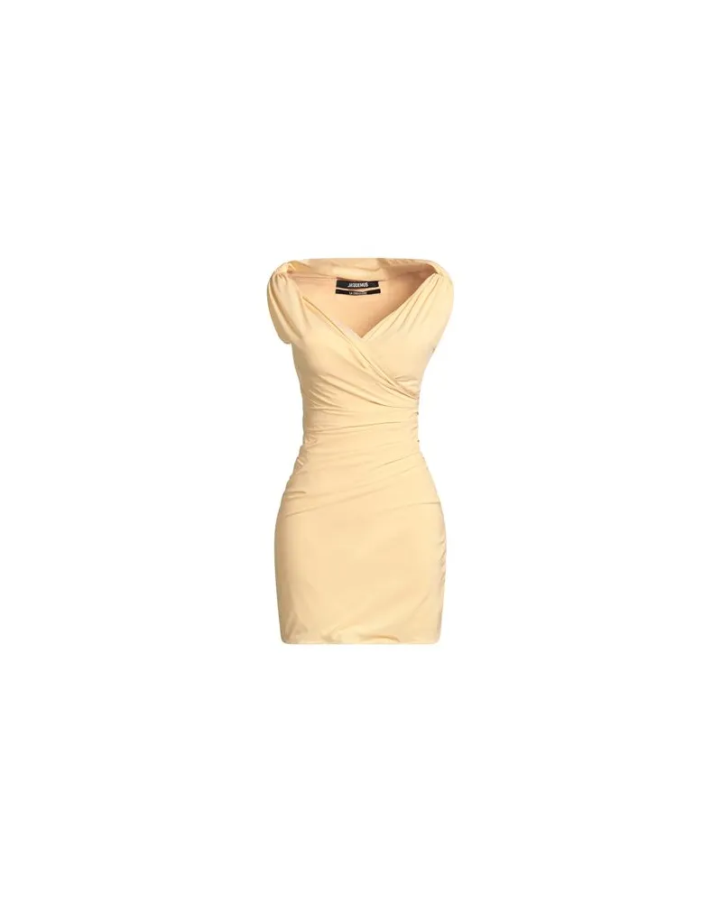 Jacquemus KLEIDER - Mini-Kleiderauf YOOX.COM Pastellgelb