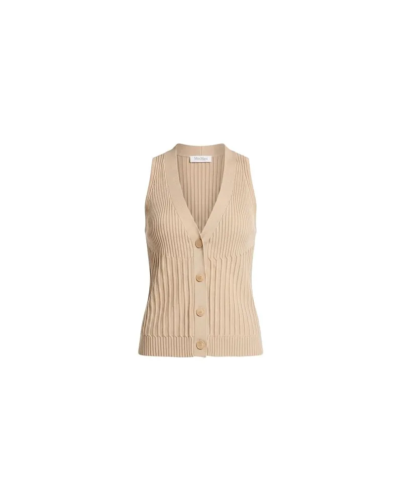 Max Mara STRICKWAREN - Strickjackenauf YOOX.COM Sand