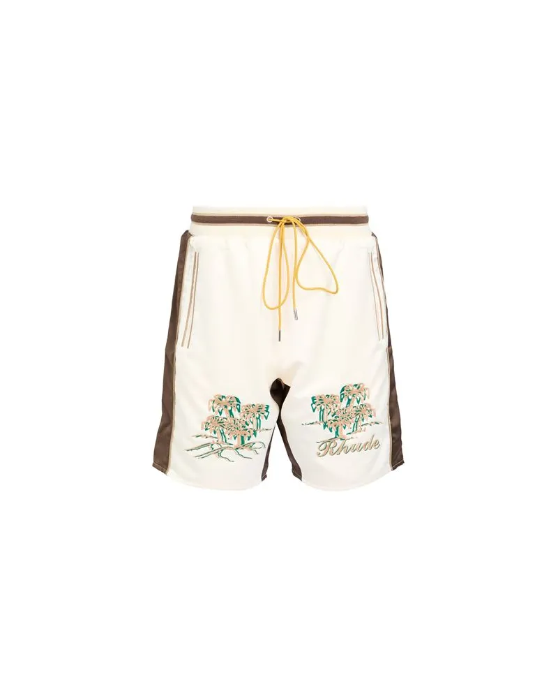 RHUDE HOSEN & RÖCKE - Shorts & Bermudashortsauf YOOX.COM Cremeweiß