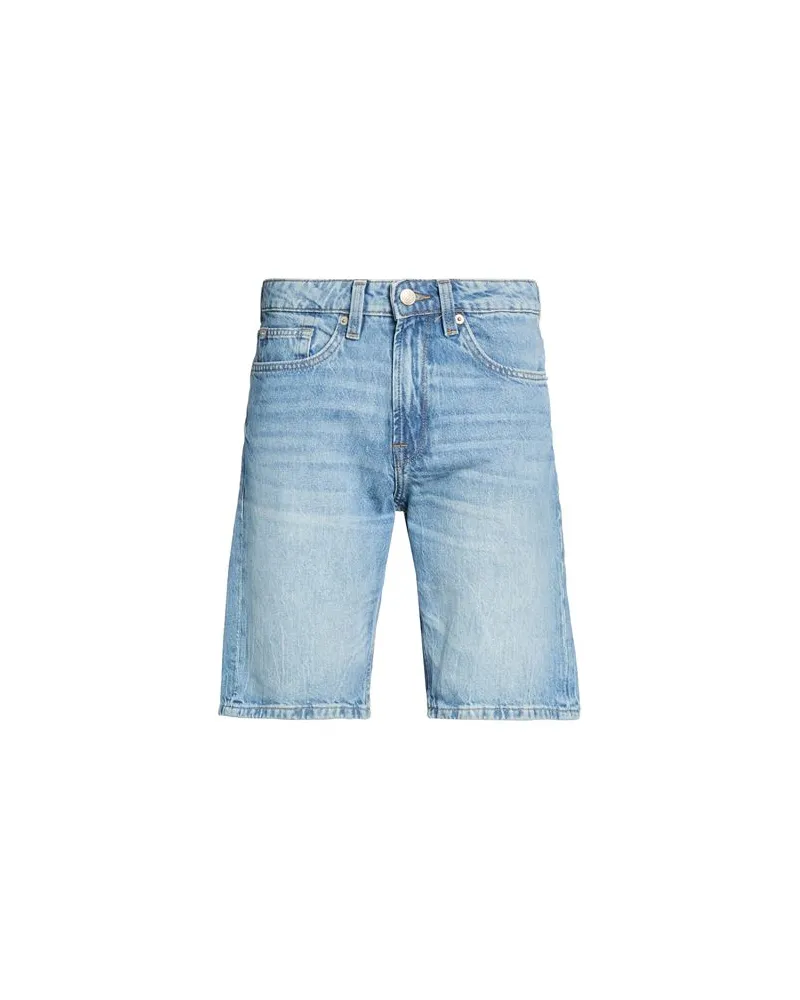 Only & Sons HOSEN & RÖCKE - Jeansshortsauf YOOX.COM Blau