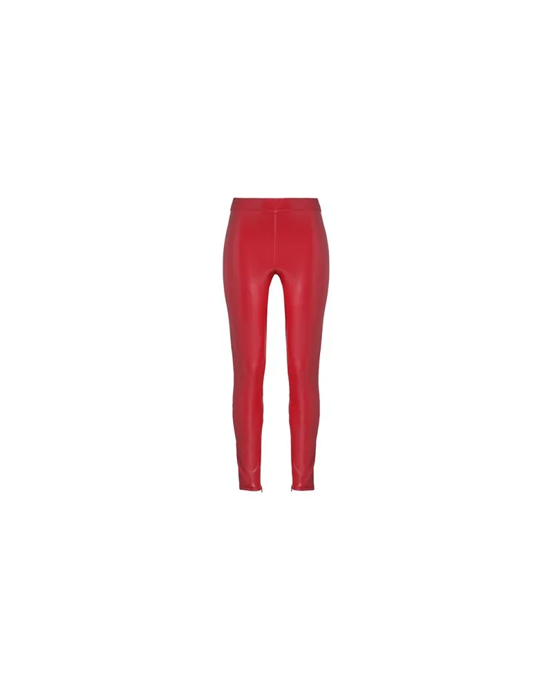 Michael Kors FAUX LEATHER BI STRETCH LEGGINGS  - HOSEN & RÖCKE - Leggingsauf YOOX.COM Rot
