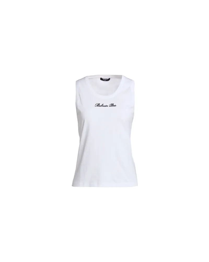 Balmain TOPS - Tank Topsauf YOOX.COM Weiß