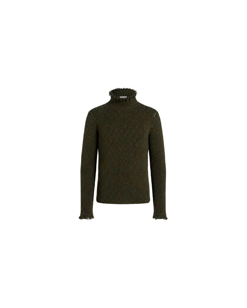 Burberry STRICKWAREN - Rollkragenpulloverauf YOOX.COM Militärgrün