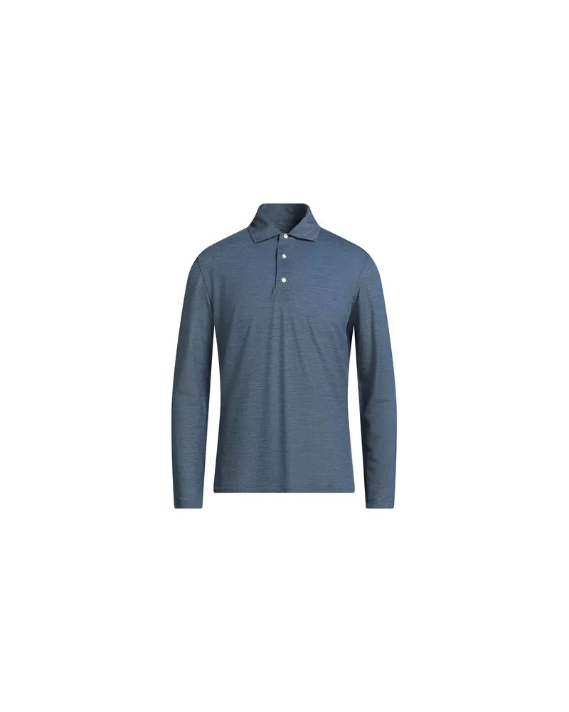 Isaia TOPS - Poloshirtsauf YOOX.COM Taubenblau