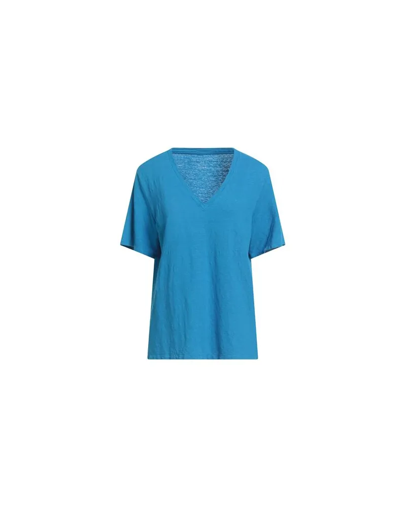 Majestic TOPS - T-shirtsauf YOOX.COM Azurblau