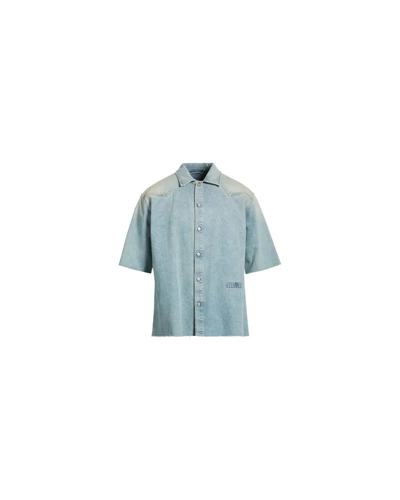 Maison Margiela TOPS - Jeanshemdenauf YOOX.COM Blau
