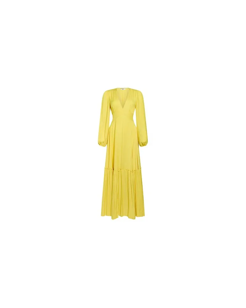 Twin-Set KLEIDER - Maxi-Kleiderauf YOOX.COM Gelb
