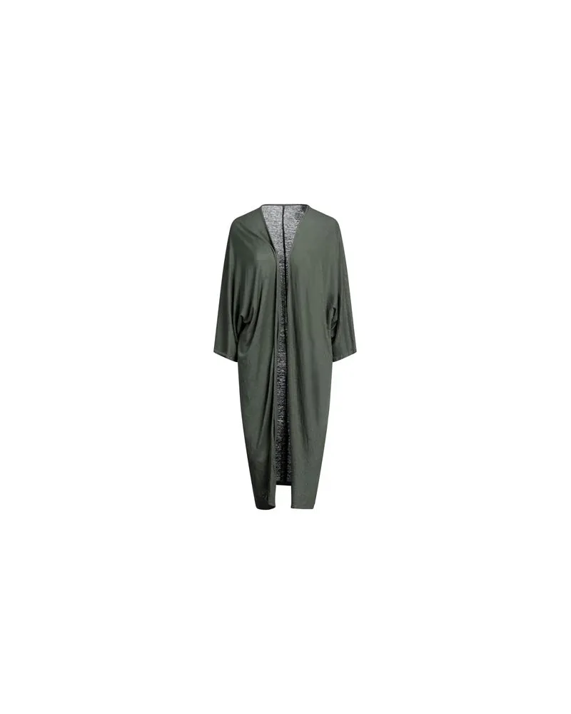 Majestic STRICKWAREN - Strickjackenauf YOOX.COM Militärgrün