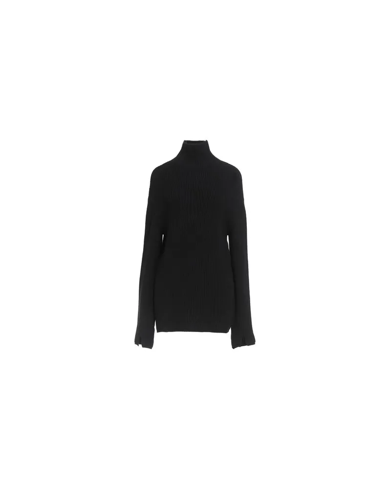 Compagnia Italiana STRICKWAREN - Rollkragenpulloverauf YOOX.COM Schwarz