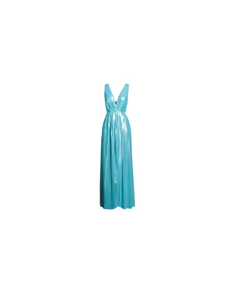 Hanita KLEIDER - Maxi-Kleiderauf YOOX.COM Azurblau