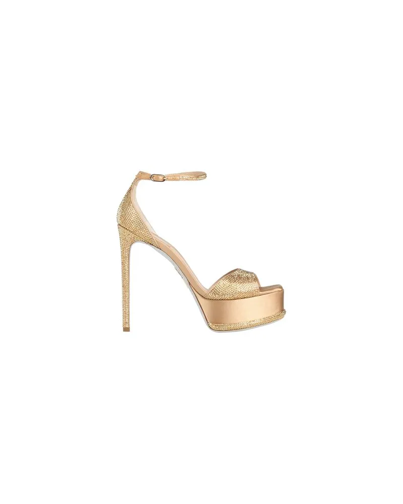 René Caovilla SCHUHE - Sandalenauf YOOX.COM Gold
