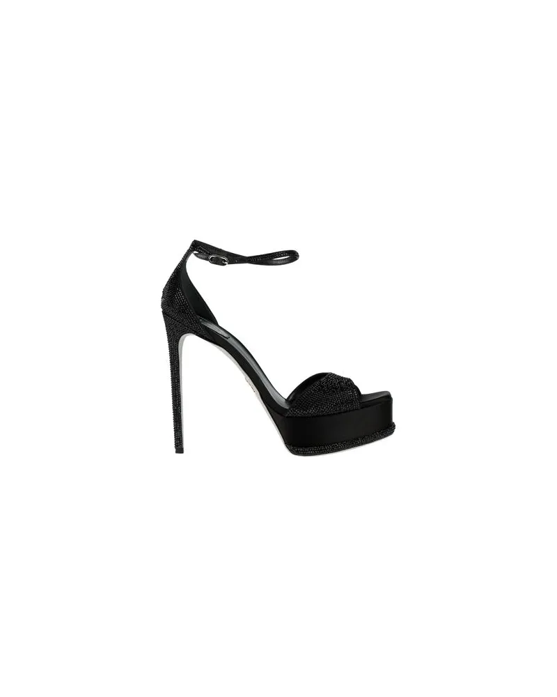 René Caovilla SCHUHE - Sandalenauf YOOX.COM Schwarz