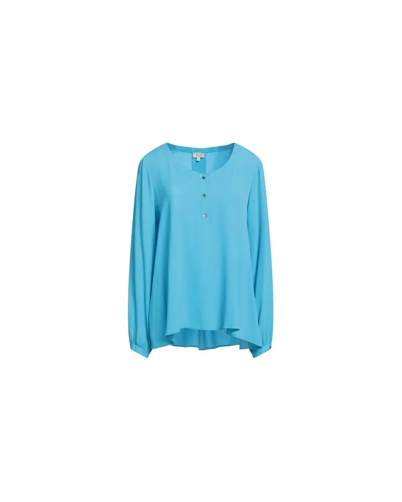 Her Shirt Her Dress TOPS - Topsauf YOOX.COM Azurblau