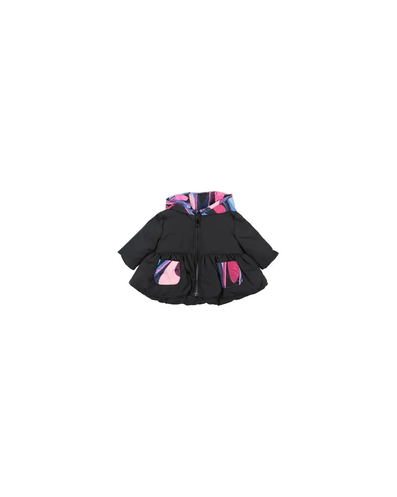 Emilio Pucci JACKEN & MÄNTEL - Pufferjacken & Daunenjackenauf YOOX.COM Schwarz