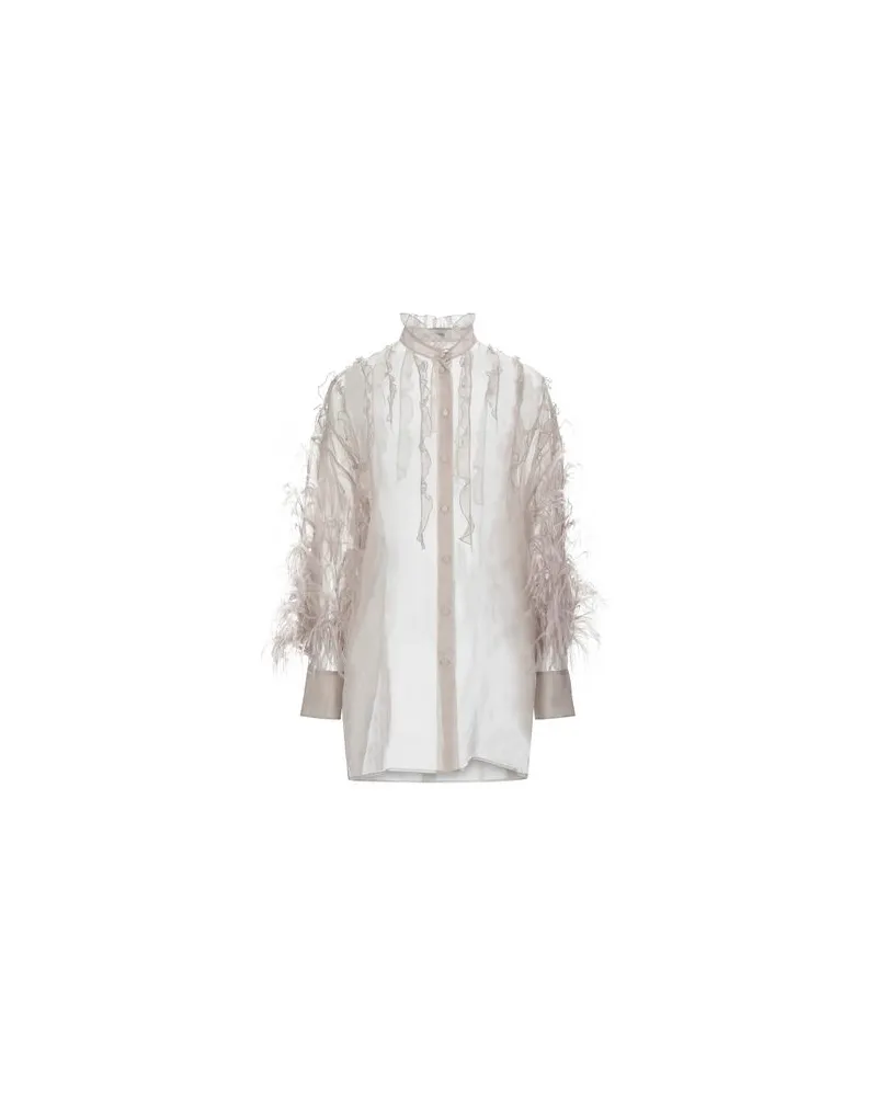 Valentino Garavani TOPS - Hemdenauf YOOX.COM Hellgrau