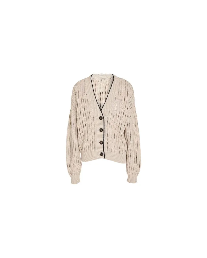 Brunello Cucinelli STRICKWAREN - Strickjackenauf YOOX.COM Sand