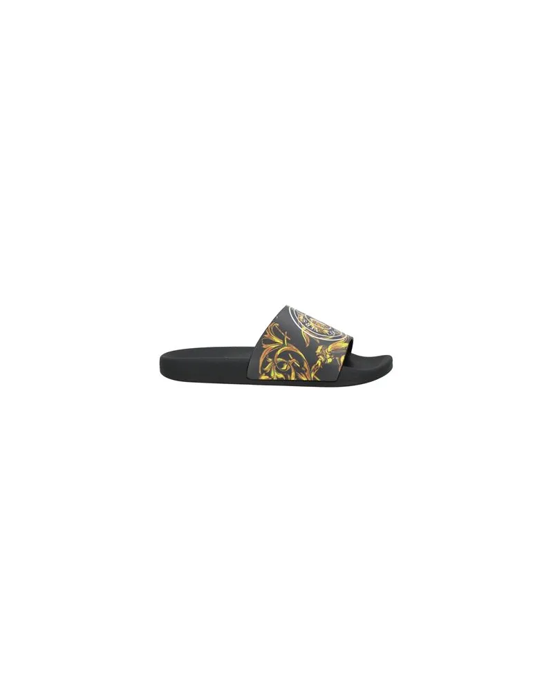 Versace Jeans SCHUHE - Sandalenauf YOOX.COM Schwarz