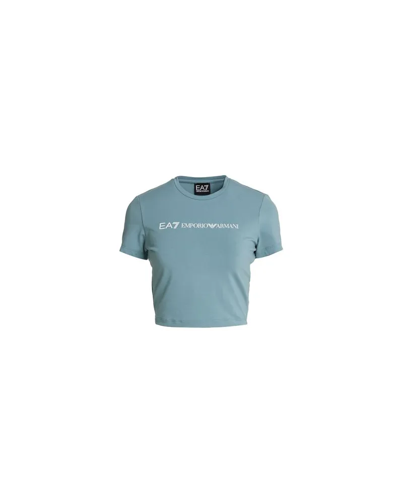 EA7 TOPS - T-shirtsauf YOOX.COM Taubenblau