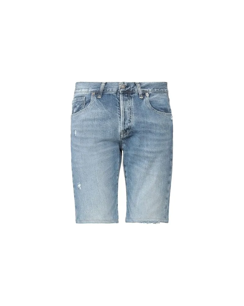 PMDS PREMIUM MOOD DENIM SUPERIOR HOSEN & RÖCKE - Jeansshortsauf YOOX.COM Blau