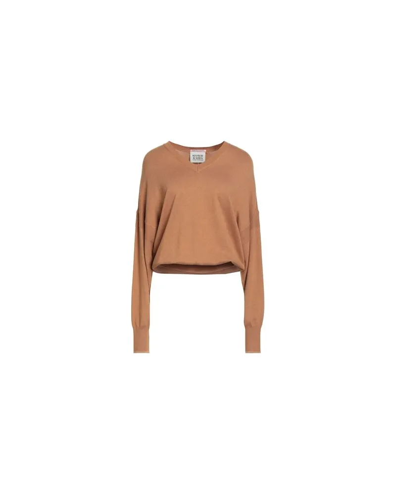 Maison Scotch STRICKWAREN - Pulloverauf YOOX.COM Kamel