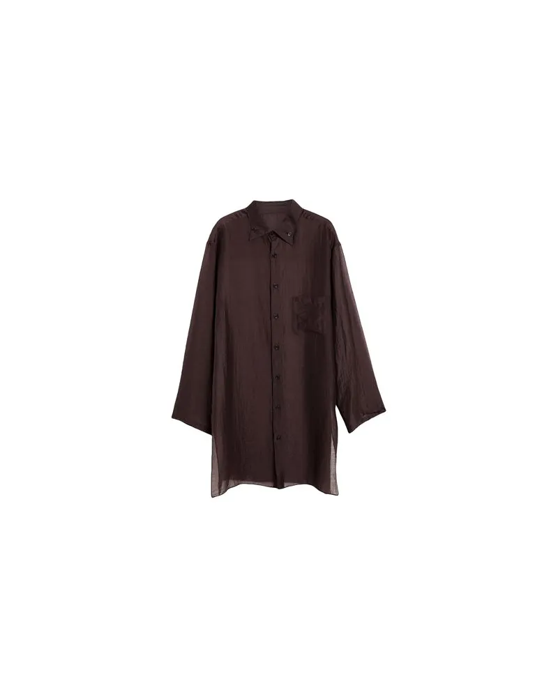 Yohji Yamamoto TOPS - Hemdenauf YOOX.COM Braun