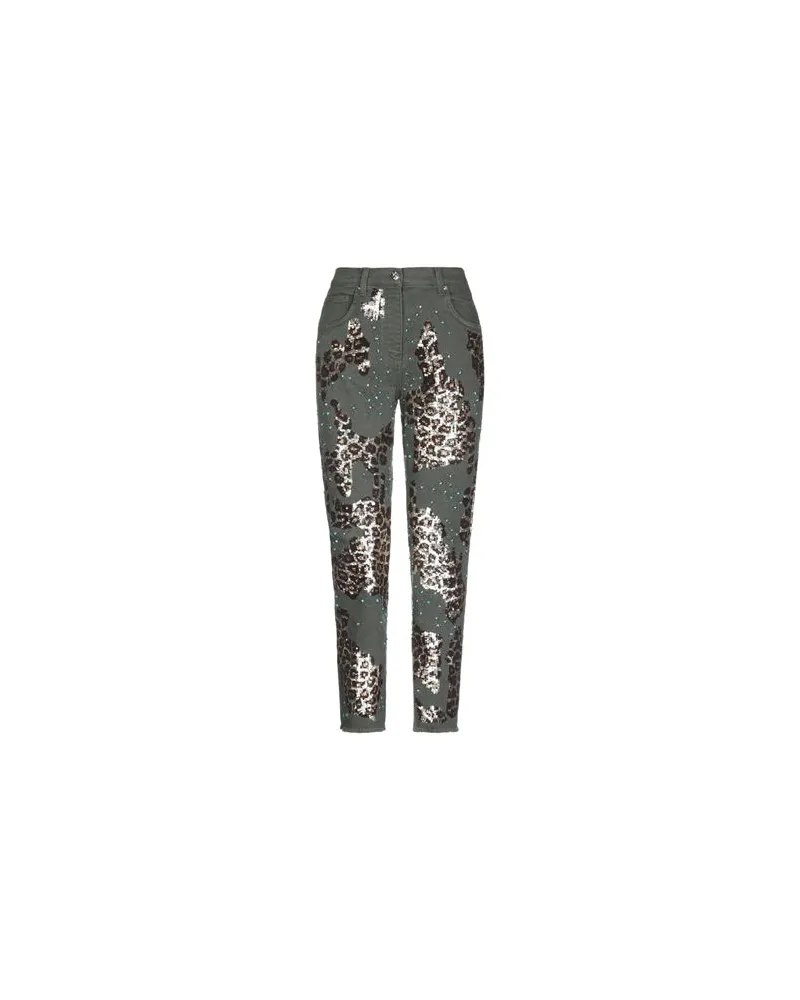 Blumarine HOSEN & RÖCKE - Jeanshosenauf YOOX.COM Militärgrün