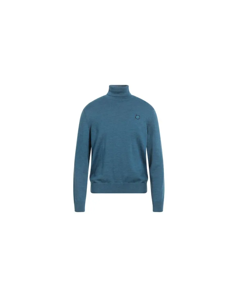 Kitsuné STRICKWAREN - Rollkragenpulloverauf YOOX.COM Blaugrau