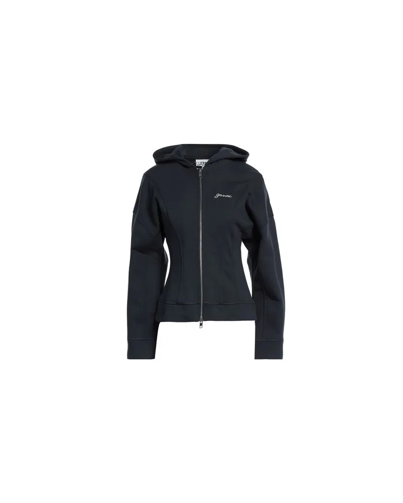 Ganni TOPS - Sweatshirtsauf YOOX.COM Marineblau