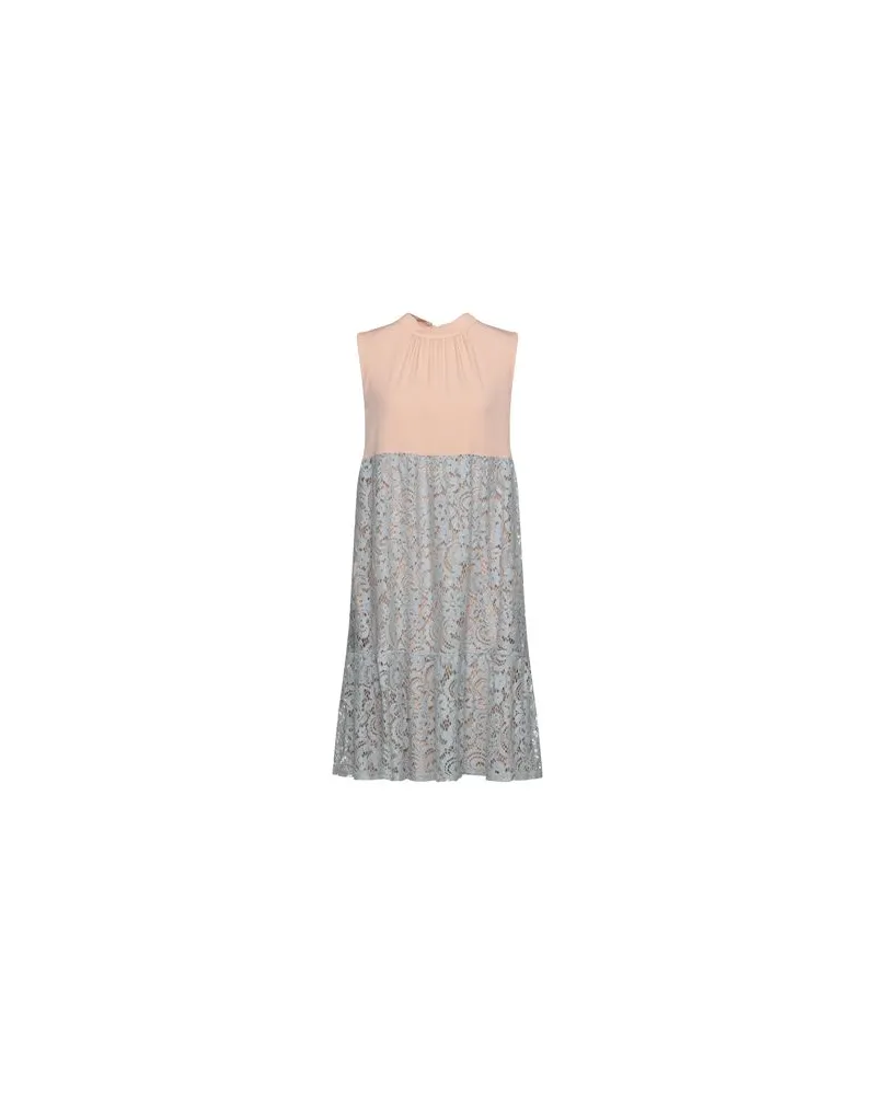 Semicouture KLEIDER - Midi-Kleiderauf YOOX.COM Himmelblau