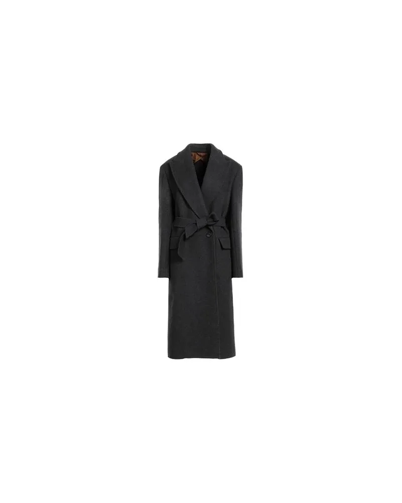 Max Mara JACKEN & MÄNTEL - Mäntelauf YOOX.COM Braungrau