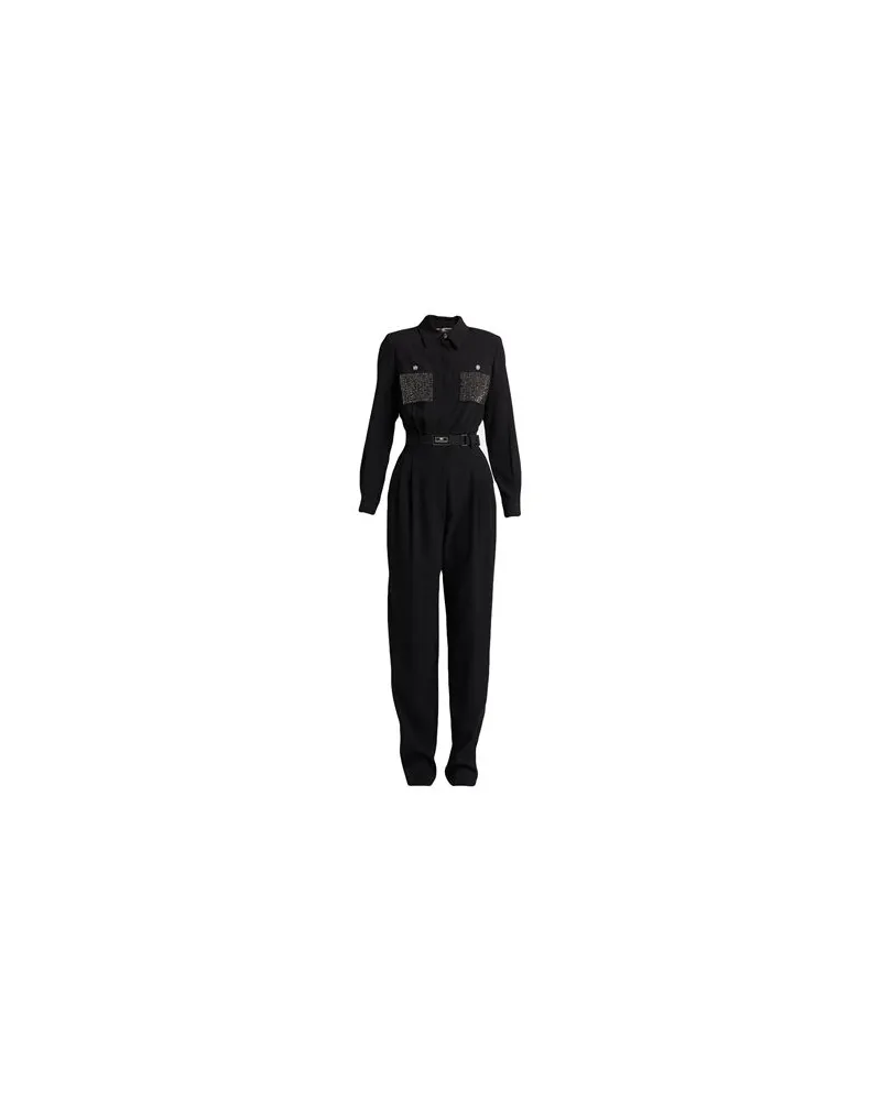 Elisabetta Franchi OVERALLS - Jumpsuitsauf YOOX.COM Schwarz