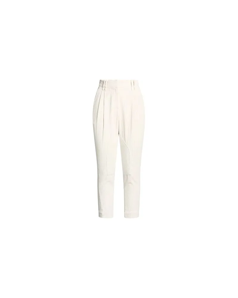 Brunello Cucinelli HOSEN & RÖCKE - Hosenauf YOOX.COM Elfenbein