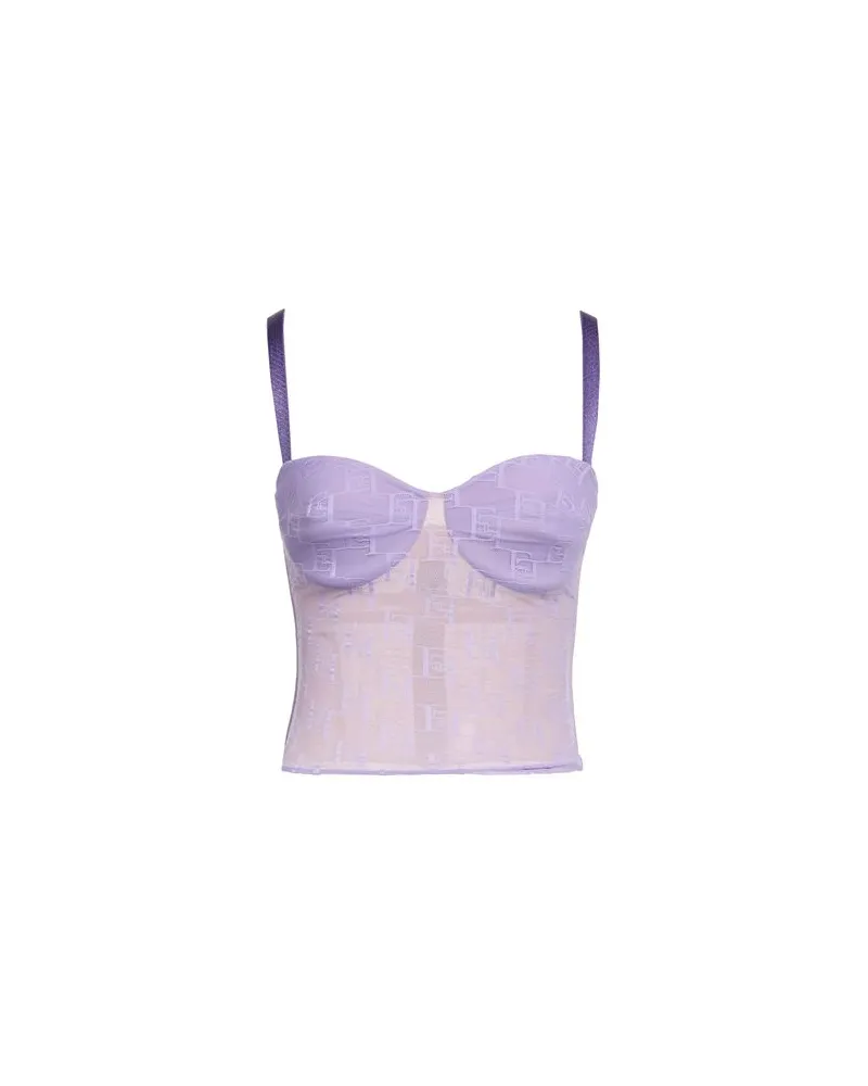 Elisabetta Franchi TOPS - Topsauf YOOX.COM Lila