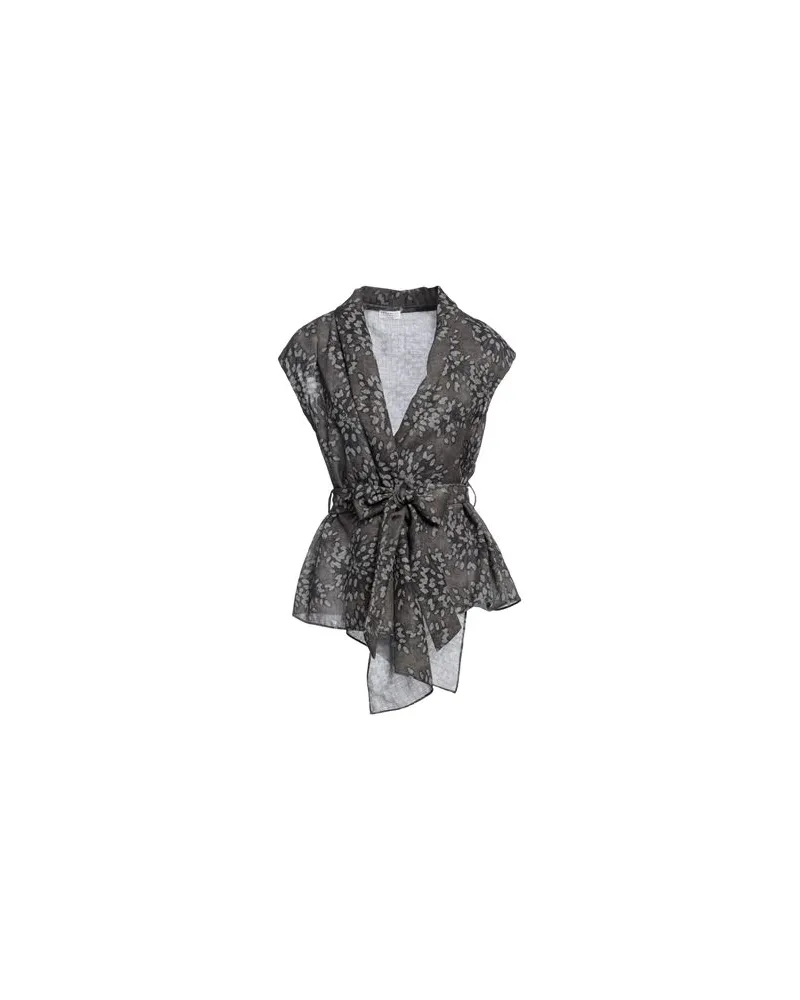 Brunello Cucinelli TOPS - Hemdenauf YOOX.COM Grau