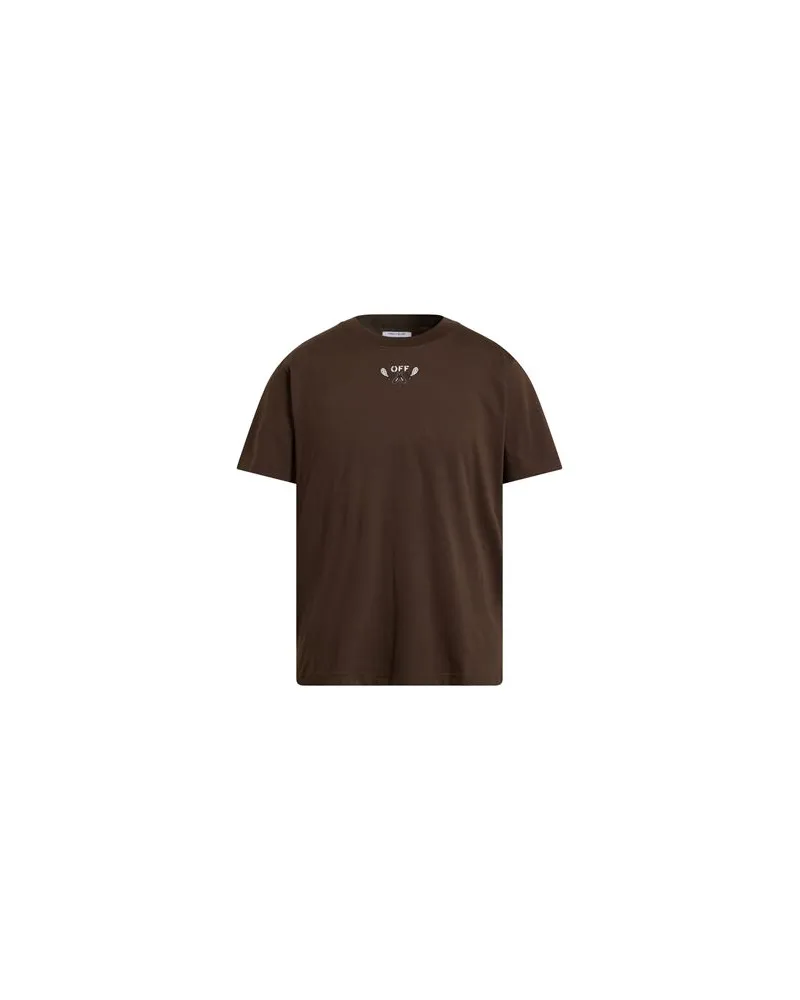OFF-WHITE TOPS - T-shirtsauf YOOX.COM Schokobraun