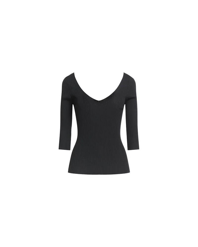 Luisa Spagnoli STRICKWAREN - Pulloverauf YOOX.COM Schwarz