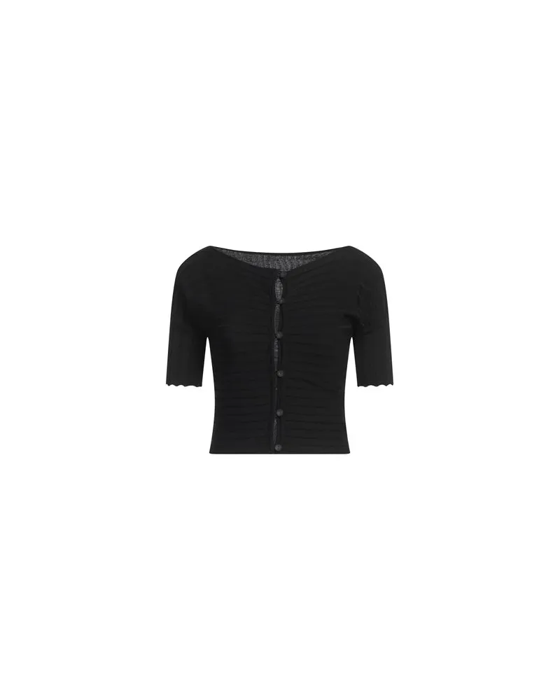 LOW CLASSIC STRICKWAREN - Strickjackenauf YOOX.COM Schwarz