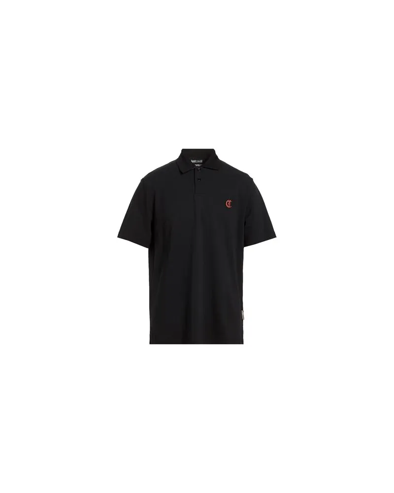 Just Cavalli TOPS - Poloshirtsauf YOOX.COM Schwarz