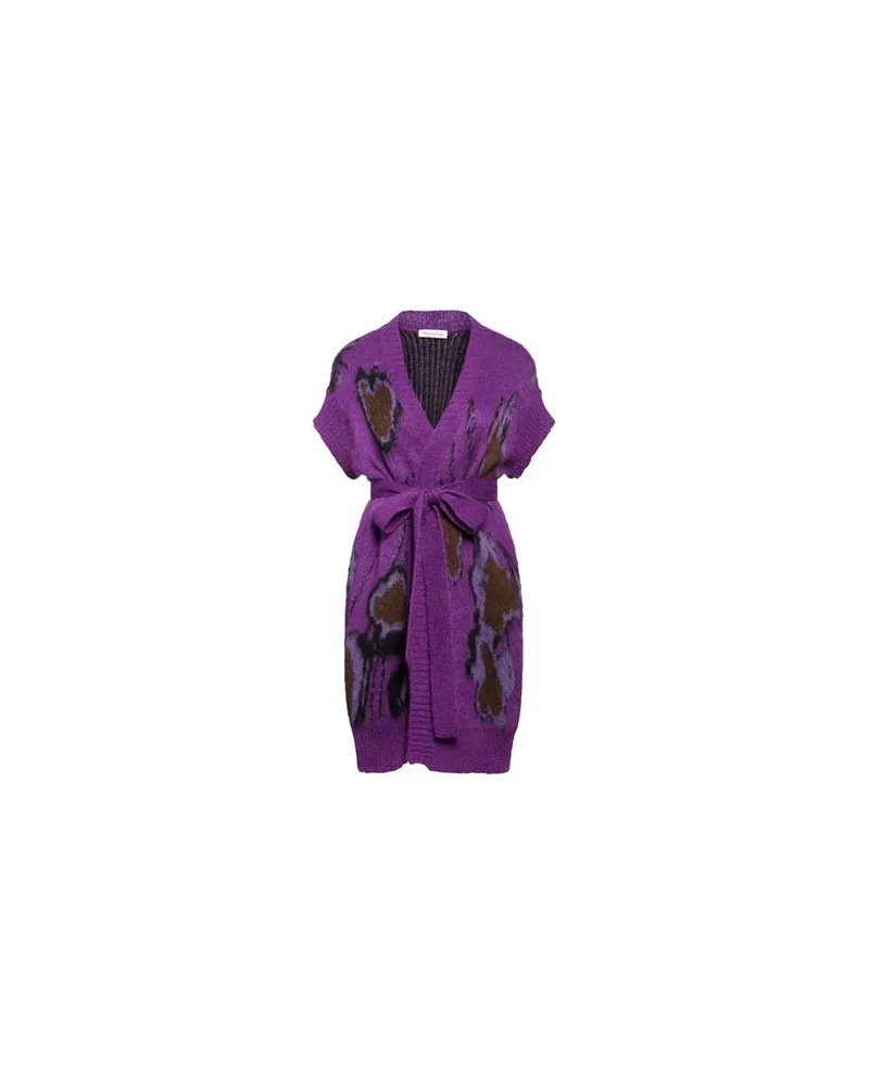 Manila Grace STRICKWAREN - Strickjackenauf YOOX.COM Violett