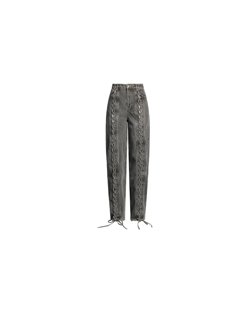 ROTATE Birger Christensen HOSEN & RÖCKE - Jeanshosenauf YOOX.COM Schwarz