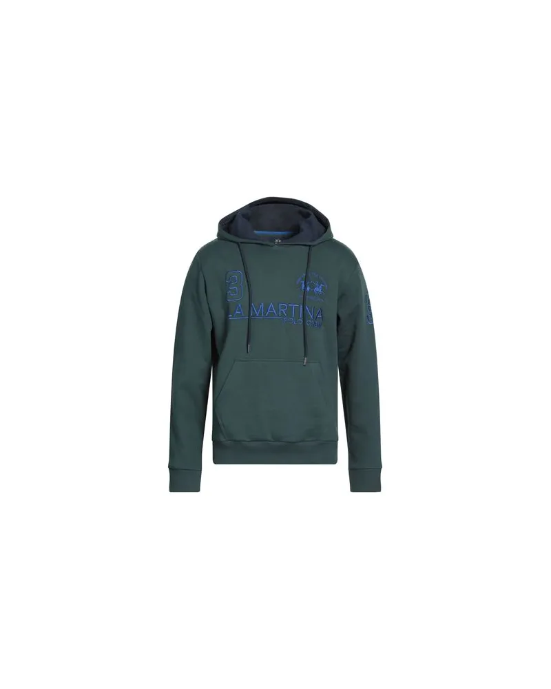 La Martina TOPS - Sweatshirtsauf YOOX.COM Dunkelgrün