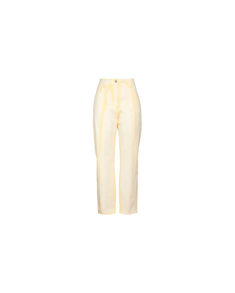 Alberta Ferretti HOSEN & RÖCKE - Jeanshosenauf YOOX.COM Gelb