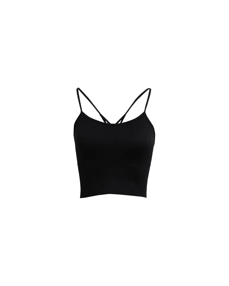 DKNY RIB SEAMLESS STRAPPY   - TOPS - Topsauf YOOX.COM Schwarz