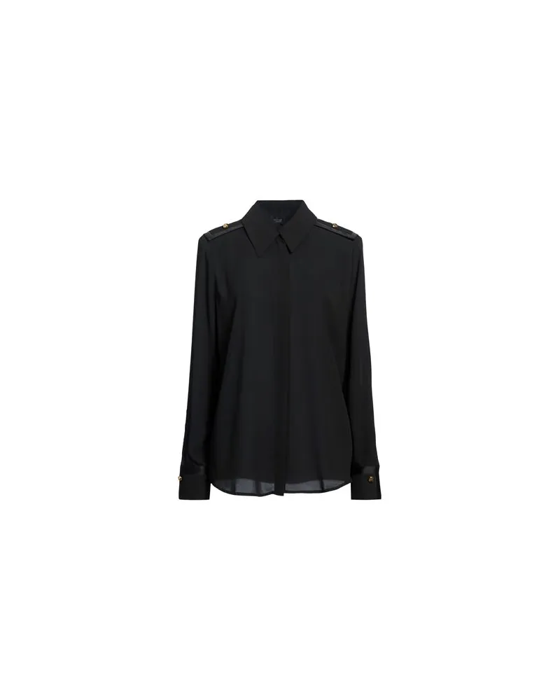 Elisabetta Franchi TOPS - Hemdenauf YOOX.COM Schwarz