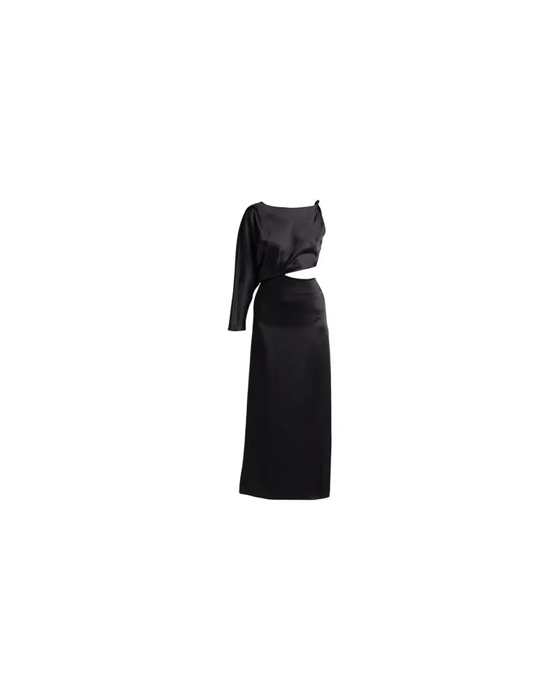 Erika Cavallini KLEIDER - Maxi-Kleiderauf YOOX.COM Schwarz