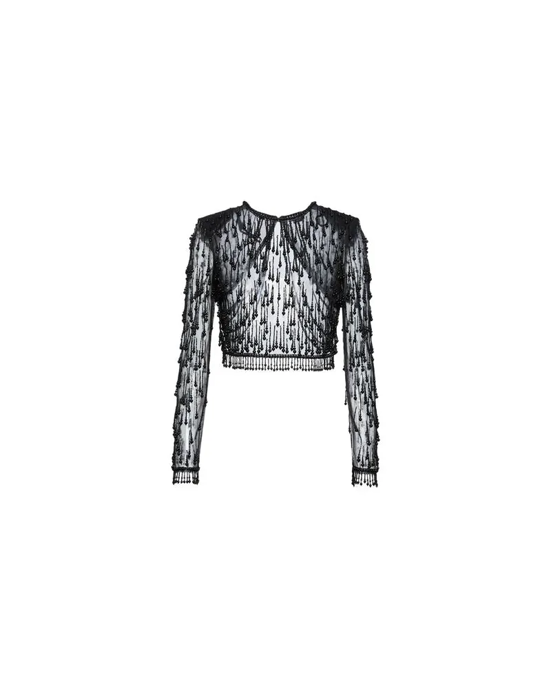 Elisabetta Franchi TOPS - Topsauf YOOX.COM Schwarz