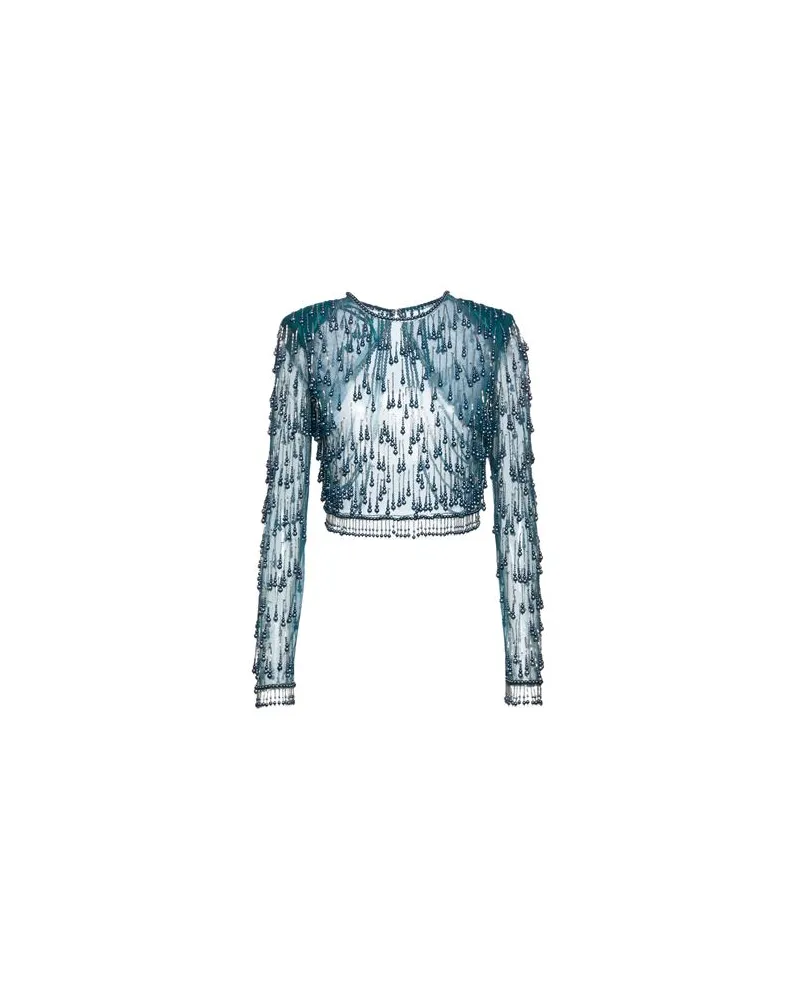 Elisabetta Franchi TOPS - Topsauf YOOX.COM Aquamarin