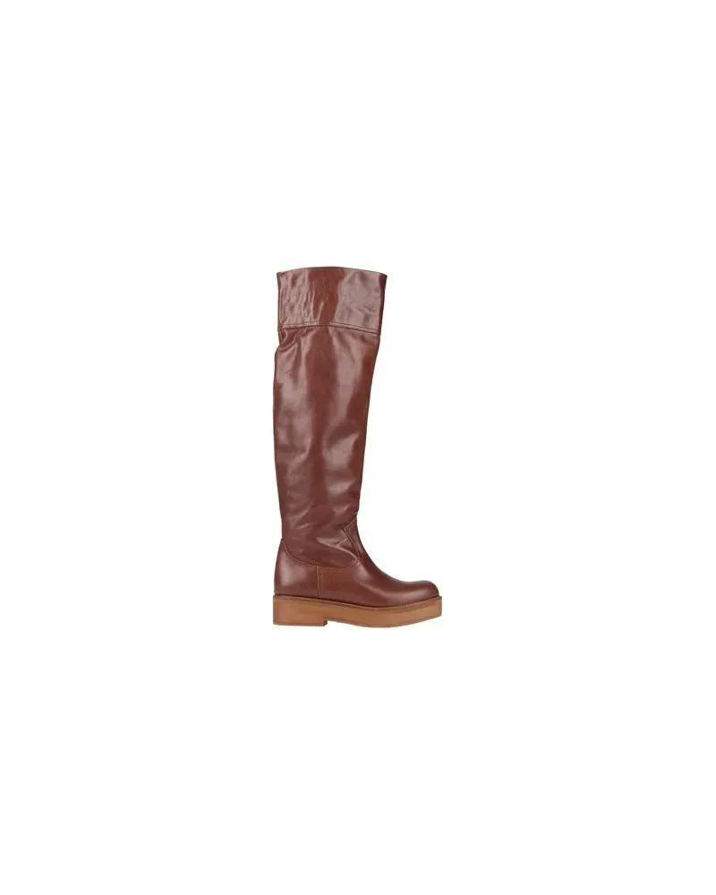 Paloma Barceló SCHUHE - Stiefelauf YOOX.COM Braun