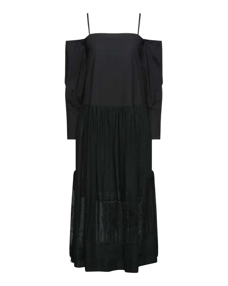 Erika Cavallini Midi-Kleid Schwarz