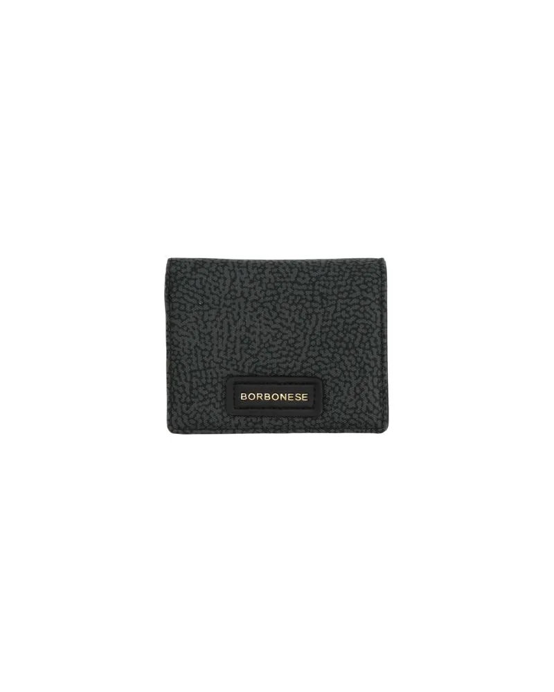 Borbonese Kleinlederwaren - Brieftaschenauf YOOX.COM Dunkelgrün